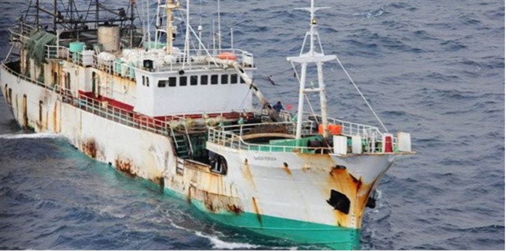 huge fishing boat