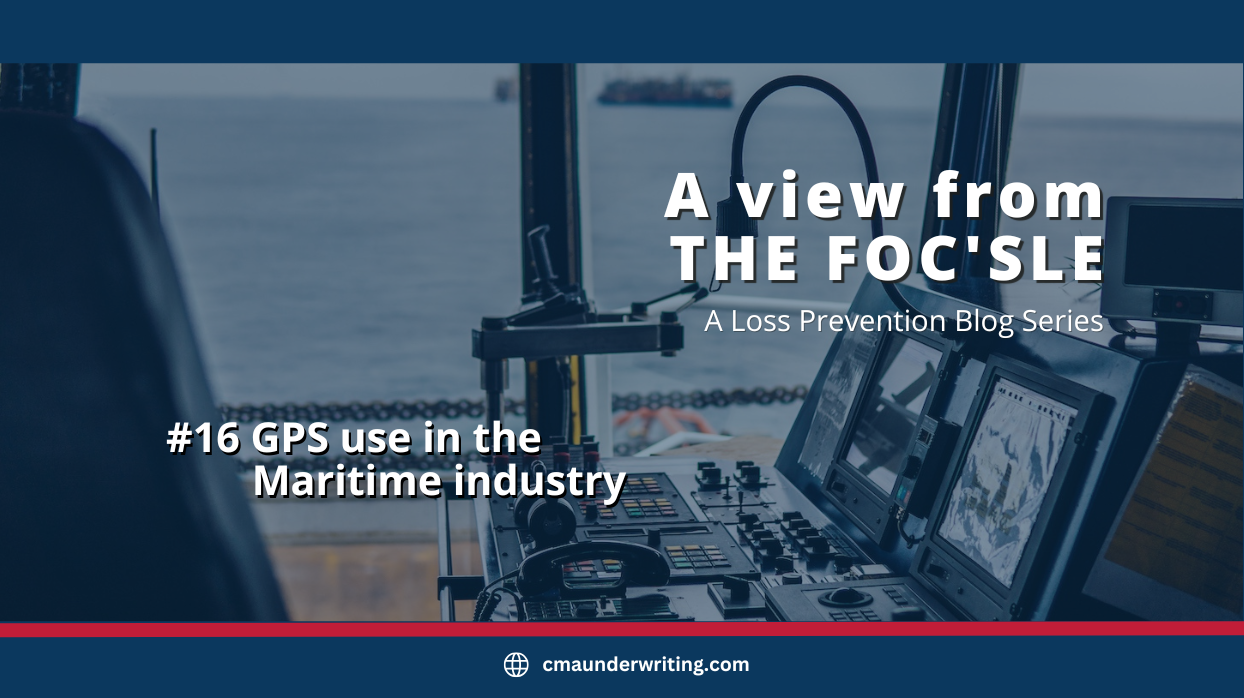 Blog - GPS use in the maritime industry